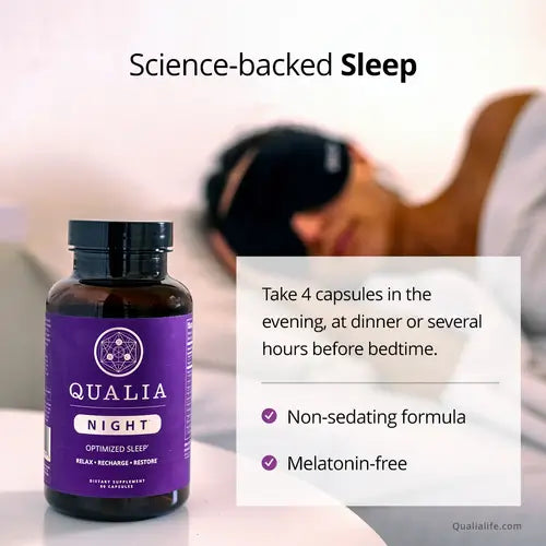 Melatonin-free sleep supplement - Qualia Night