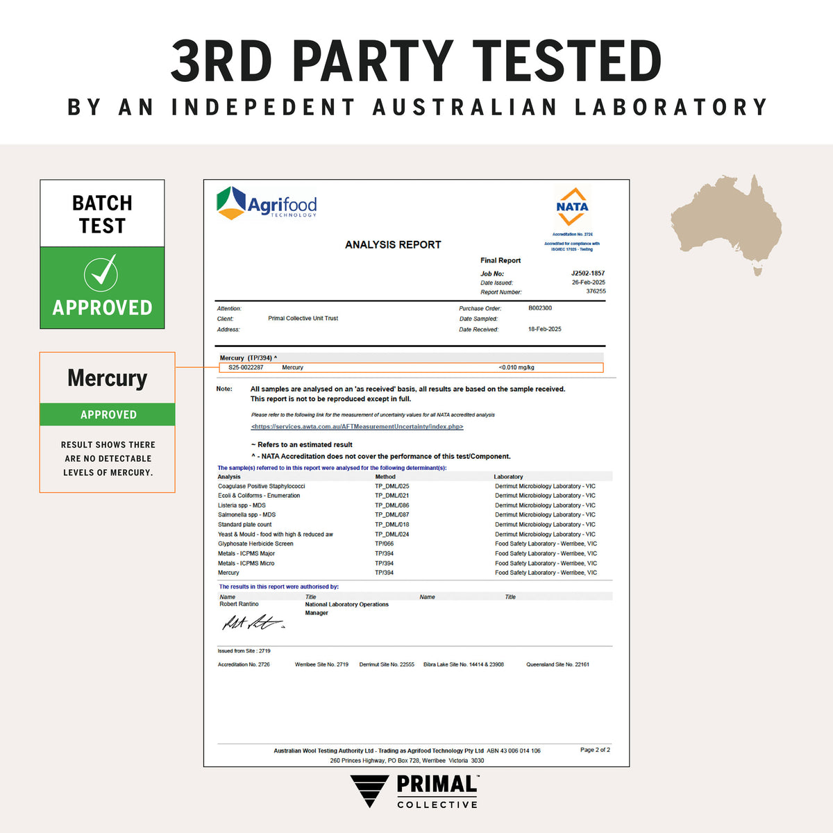 Mercury free grass fed collagen protein Australia