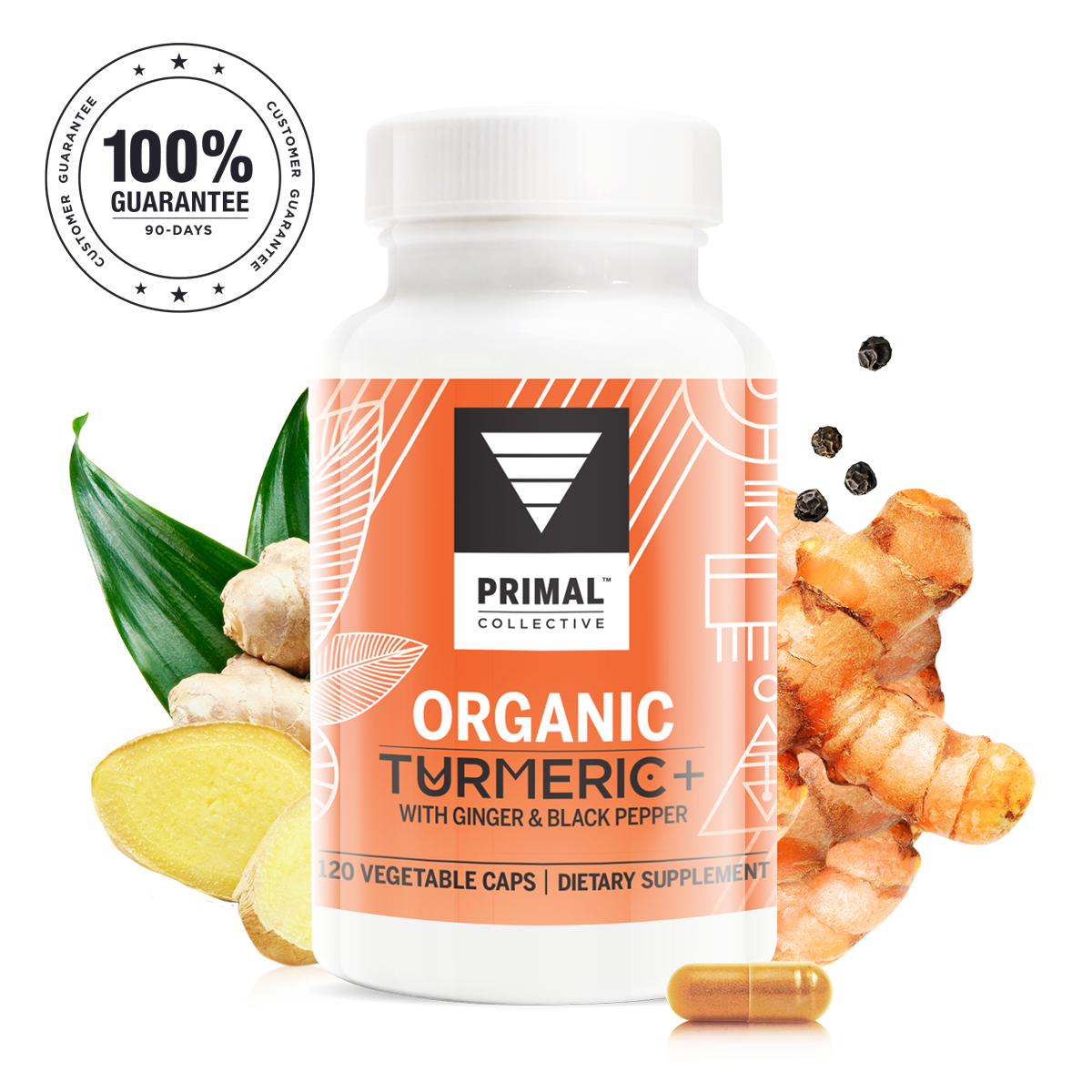 Organic Turmeric with ginger and black pepper Australia