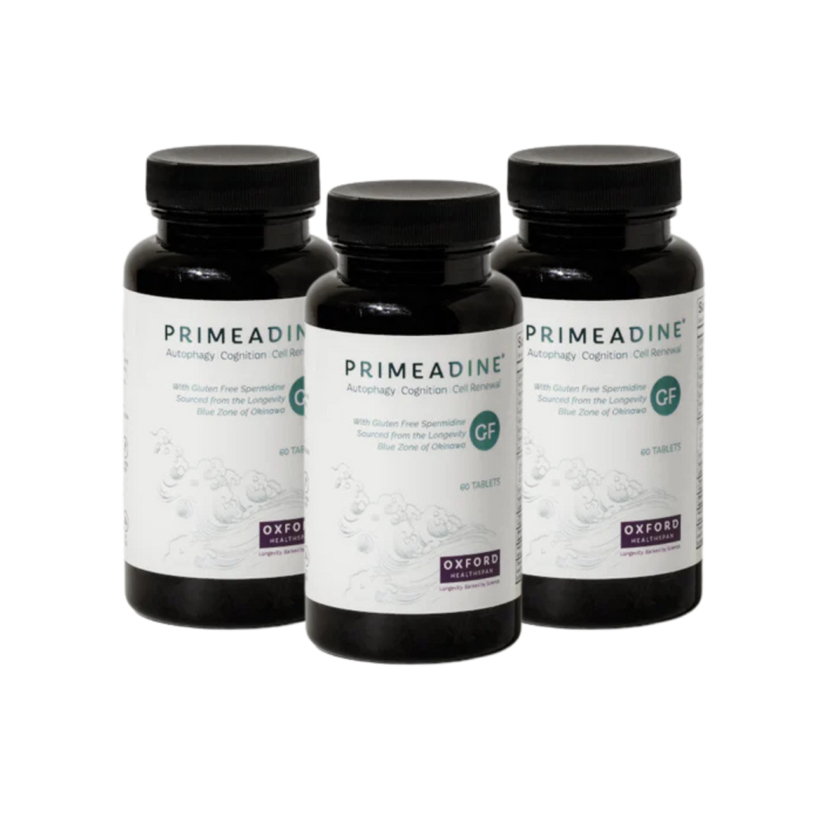 Oxford Healthspan Primeadine Gluten Free 3-pack