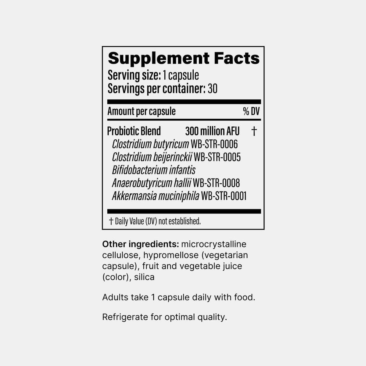 Pendulum Australia Metabolic Daily Supplement Facts