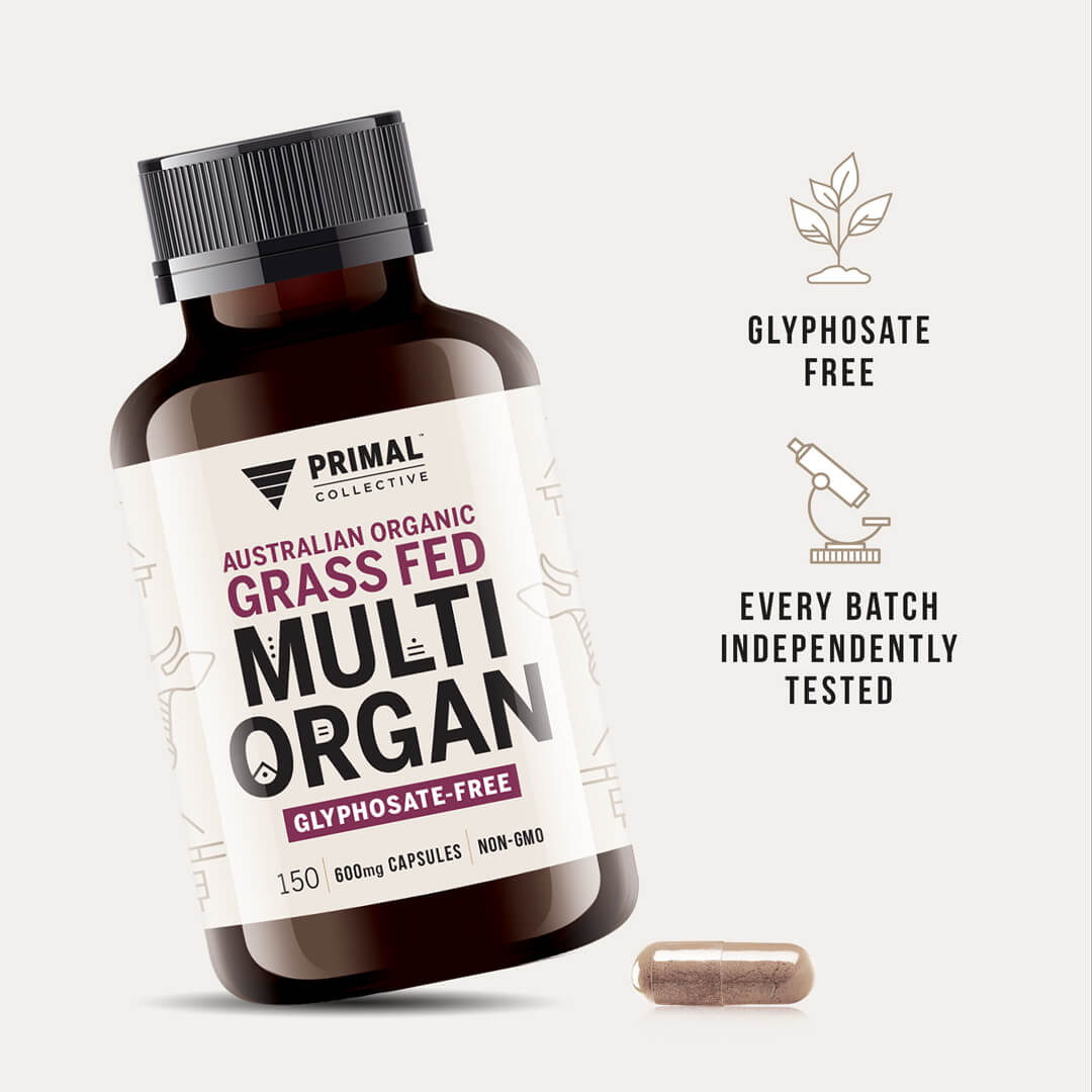 Primal Collective Australia Kidney Spleen Liver and Heart Capsules