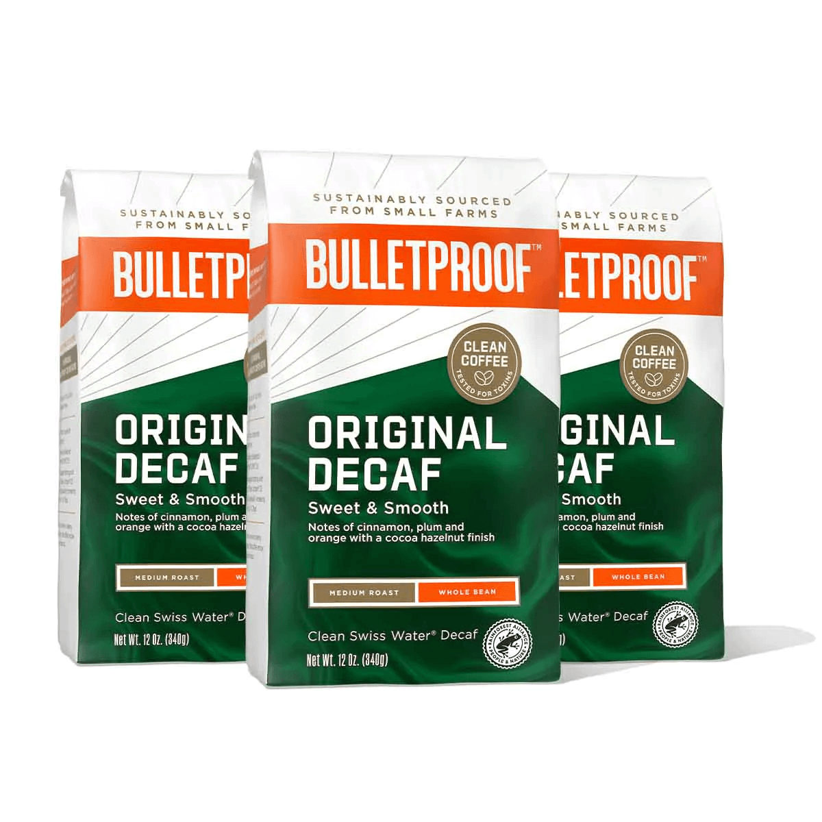 The Original Bulletproof Decaf Coffee Beans Australia 3-pack