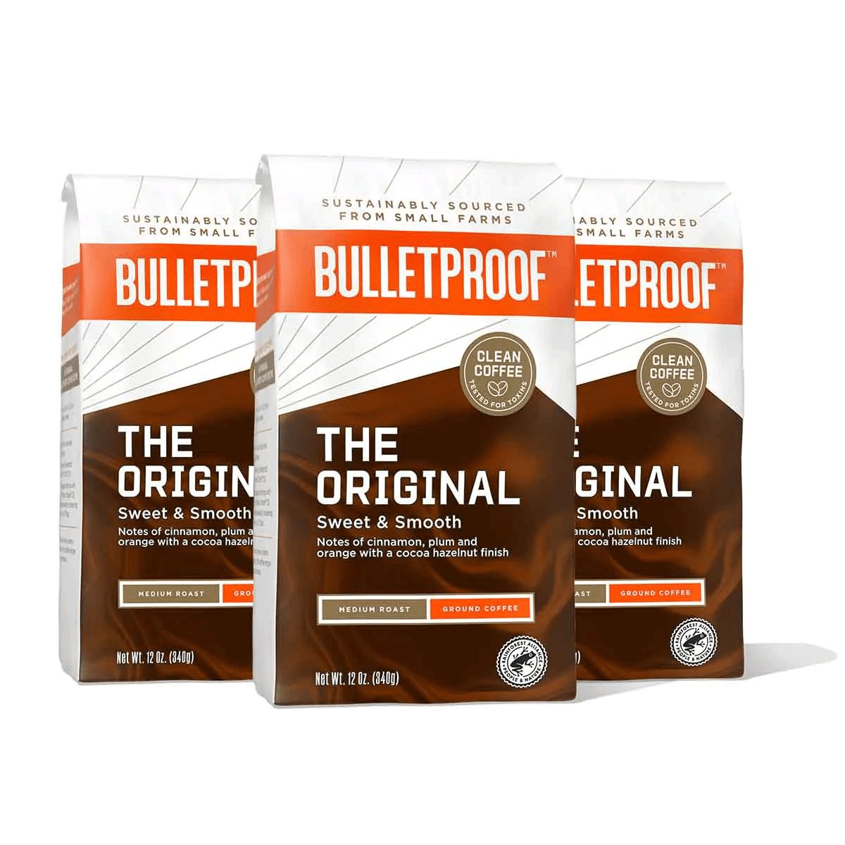 The Original Bulletproof Ground Coffee Australia 3-pack